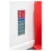 Exel Dry Powder Extinguisher Sign - 100 x 300mm - Metallic Rigid Plastic