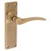 Hampstead Antique Brass Latch Door Handle - Buckingham Range - 152 x 41mm