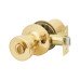 Exel Hotel Mortice Door Knobset - Bathroom - 65mm Rose Diameter - Polished Brass Exel Hotel Mortice Door Knobset - Bathroom - 65mm Rose Diameter - Polished Brass