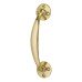 Victorian Bow Door Pull Handle - Screw Fix - 150 x 35mm - Polished Brass Victorian Bow Door Pull Handle - Screw Fix - 150 x 35mm - Polished Brass