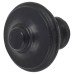 Olde Forge Button Round Cabinet Knob - 35mm Diameter - Black Iron