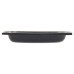Olde Forge Rectangular Flush Cabinet Pull Handle - 90 x 40mm - Black Iron