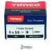 TIMCO Twin Threaded Pozi Countersunk Wood Screws - 6 x 5/8