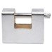 Armoured Shutter Lock - 80mm Body - 15 x 30mm Shackle - Keyed to Differ - Silver