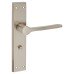 Exel Satin Nickel Bathroom Door Handle - Farley Range - 200 x 42mm
