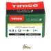 TIMCO Classic Pozi Countersunk Wood Screws - 4.0 x 12mm - Yellow Zinc - Pack of 200