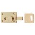 London Washroom Indicator Bolt - Polished Brass