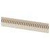 Exel Crewe 10mm Reeded D-Bar Cabinet Pull Handle - 160mm Centres - Satin Nickel