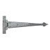 Olde Forge Arrow Head Door Tee Hinge - 305 x 121mm - Pewter