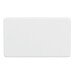 Knightsbridge 2 Gang Blank Plate - Matt White