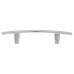 Exel 14mm Curved T-Bar Cabinet Pull Handle - 128mm Centres - Satin Chrome