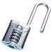 Squire Vulcan Combination Long Shackle Padlock - 50mm Body - 63 x 22.6mm Shackle - Blue