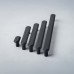 Hampstead Morley 19mm Bobbled D-Bar Cabinet Pull Handle - 96mm Centres - Matt Black