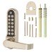 Borg BL5408 Easicode Pro Code Panic Access Push Button Code Lock - Stainless Steel
