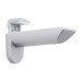 Decorative Adjustable Shelf Bracket - 8-40mm Shelf Thickness - Brushed Aluminium
