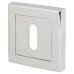 Exel Square Escutcheon - 52 x 52mm- Keyhole - Polished Chrome Exel Square Escutcheon - 52 x 52mm- Keyhole - Polished Chrome
