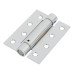 Adjustable Self Closing Fire Door Spring Hinge - 102 x 76 x 3mm - Polished Chrome - Pack of 3