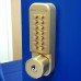 Borg BL2701 Antimicrobial Easicode Pro Code Lock and Latch with Key Override - Cu Shield - Copper