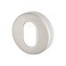 Exel Puma Escutcheon - 53mm Diameter - Oval - Satin Aluminium