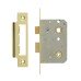 ERA Bathroom Lock - 64mm Case - 44mm Backset - Polished Brass