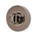 Excel Bathroom Turn & Release - 52mm Diameter - Black Nickel