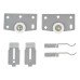 FVG Cabinet Sliding Door Fittings Pack - 20kg Max Door Weight