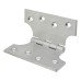 Parliament Hinge - 100 x 50 x 100mm - Satin Chrome - Pair