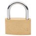 Sterling Contract Padlock - 50mm Body - 30 x 28mm Shackle - Brass