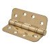 Enduro Radius Twin Ball Bearing Grade 13 Butt Fire Door Hinge - 102 x 76 x 3mm - PVD Brass - Pair