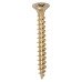 TIMCO Solo Chippy Pozi Countersunk Wood Screws - 4.0 x 35mm - Yellow Zinc - Pack of 200