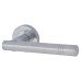Exel Dakota Bathroom Lock Door Handle on Rose Kit - Satin Chrome
