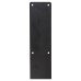 Exel Stainless Steel Plain Finger Plate - 350 x 75 x 1.5mm - Matt Black