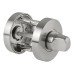 Jigtech Bathroom Turn & Release - 52mm Diameter - Polished/Satin Chrome