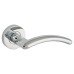 Jigtech Polished Chrome Door Handles on Round Rose - Viper Range 