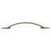 Crofts & Assinder Monmouth Bow Cabinet Pull Handle - 128mm Centres - Brushed Iron