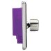 Knightsbridge 5-150W 3 Gang 2 Way Push On/Off Rotary Rounded Intelligent LED Dimmer - Brushed Chrome Knightsbridge 5-150W 3 Gang 2 Way Push On/Off Rotary Rounded Intelligent LED Dimmer - Brushed Chrome