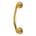 Georgian Offset Door Pull Handle - Screw Fix - 178 x 35mm - Polished Brass Georgian Offset Door Pull Handle - Screw Fix - 178 x 35mm - Polished Brass