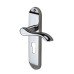 M Marcus by M Marcus Polished Chrome Scroll Euro Lock Door Handle - Aurora Range - 183 x 42mm