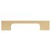 Exel Bibury 8mm Slim D-Bar Cabinet Pull Handle - 128mm Centres - Satin Brass