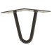 Rothley Hairpin Leg - 2 Pin - 100mm Height - Matt Black