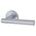 Exel Bella Latch Door Handle on Rose Kit - Satin Chrome Exel Bella Latch Door Handle on Rose Kit - Satin Chrome
