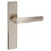 Exel Satin Nickel Latch Door Handle - Norley Range - 200 x 42mm