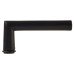 Hoppe Matt Black Door Handles on Round Mini Rose - Amsterdam Range 