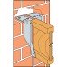 Simpson Strong Tie Masonry Joist Hanger for Solid Joists - 200 x 47mm