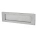Letter Plate - 254 x 74mm - Satin Chrome Letter Plate - 254 x 74mm - Satin Chrome
