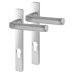 Hoppe London 113/366M uPVC Multipoint Door Handle - 92mm c/c - Silver Aluminium