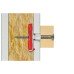 Fischer 10 DuoTec Toggle Cavity Fixing - 10 x 50mm - Red & Grey - Pack of 20