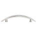 Exel Kiss 2 Curved T-Bar Cabinet Pull Handle - 96mm Centres - Polished Chrome