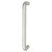 Exel 19mm D-Bar Door Pull Handle - Bolt Fix - 225mm Centres - Satin Aluminium