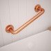 Rothley 25mm Steel Grab Rail - 305mm Length - Polished Copper